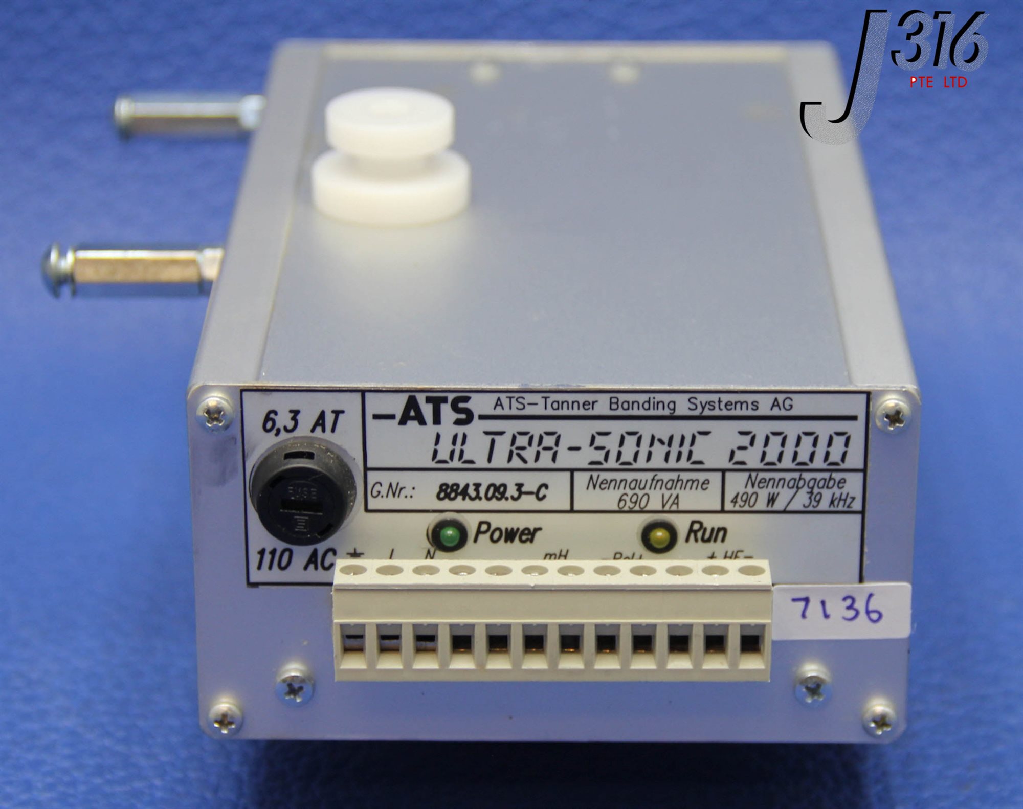 7136 ATS TANNER BANDING SYSTEMS AG, 8843.09.3-C ULTRA-SONIC 2000
